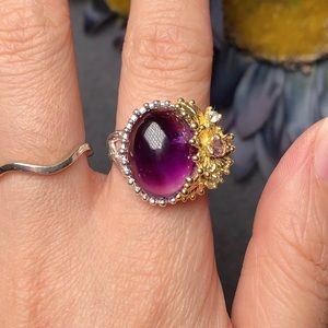 ‼️Clearance‼️Sterling silver amethyst ring